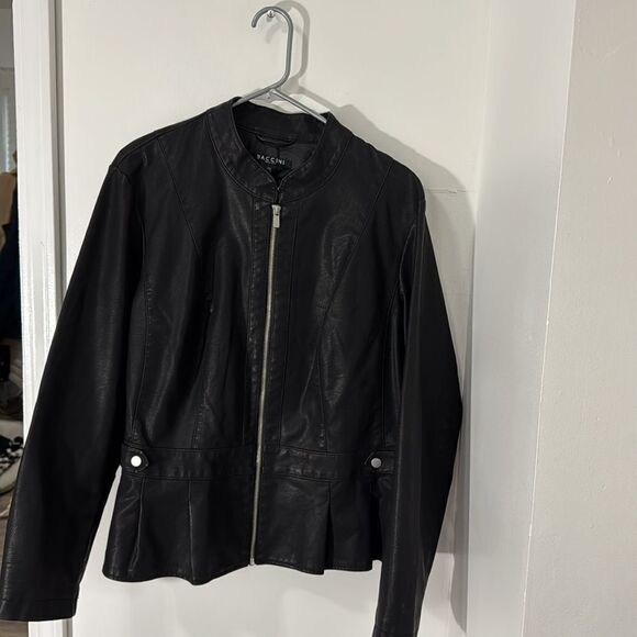 BACCINI FAUX LEATHER JACKET NWOT SIZE 2X - Picture 2 of 10